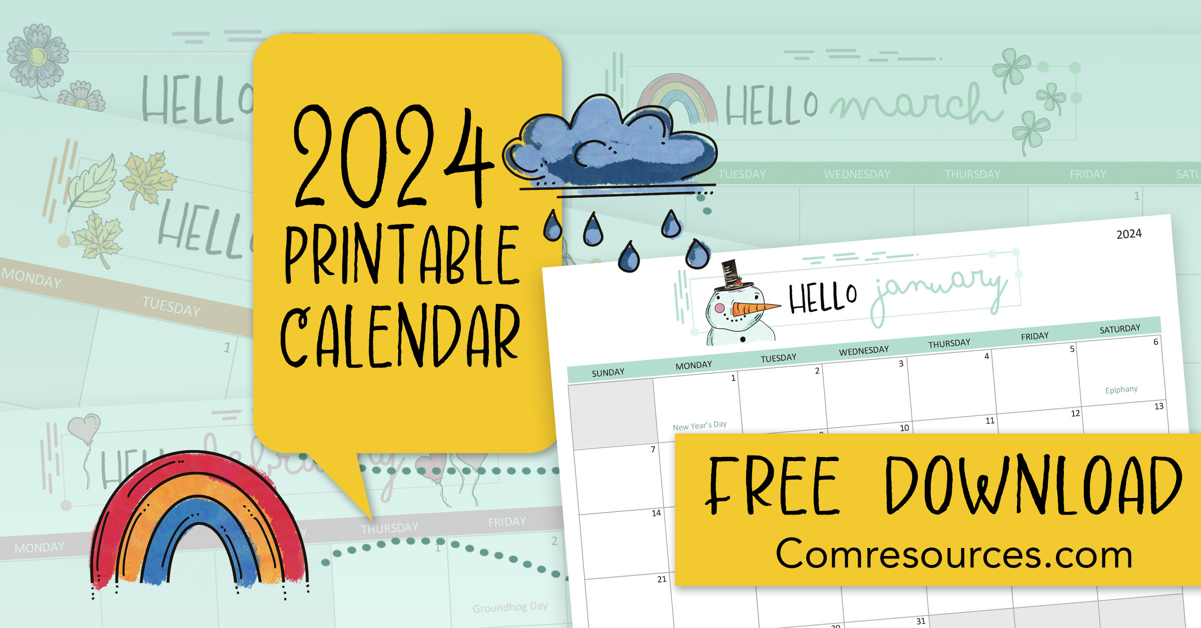 Printable 2024 Church Calendar | Churchart Blog pertaining to 2024 Presbyterian Planning Calendar Printable July December