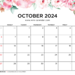 Printable October 2024 Calendar Templates With Holidays With 8 X 11 Printable Calendar 2024 October November December