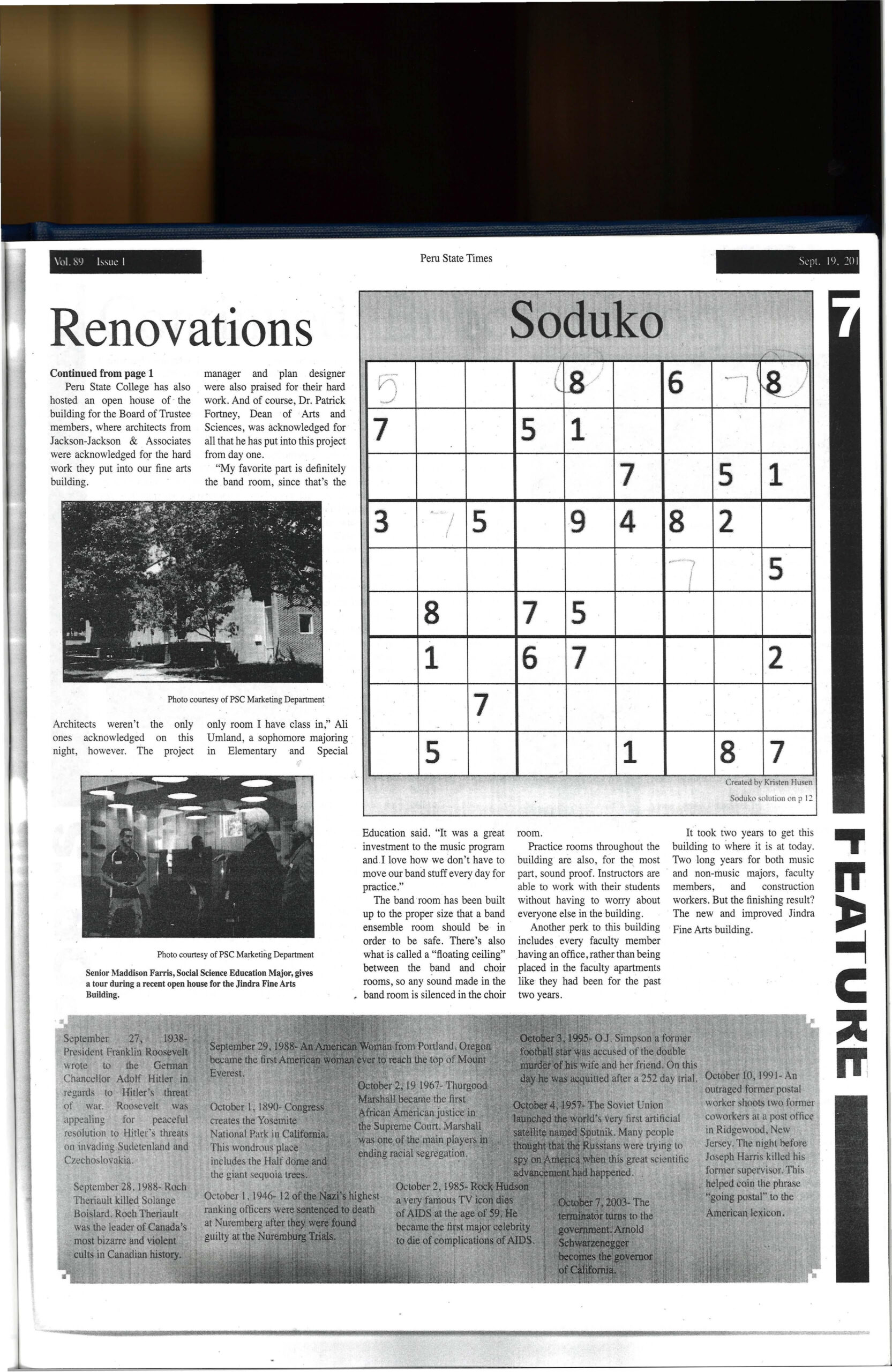 2011-2012 Peru State Times (Peru, Ne) - Issues 1-8Peru State with regard to Numbrix January 1 2025 Printable