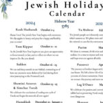 2024 2025 New Jewish Holiday Calendar Hebrew Calendar 5785 Rosh For Jewish Holidays 2025 Calendar Printable