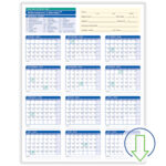 2024 Downloadable Academic Year Employee Attendance Calendar Intended For 2024 2025 Attendance Calendar