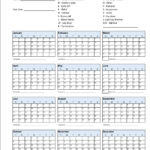 2024 Employee School Attendance Tracker Calendar, Employee Inside 2024 2025 Attendance Calendar