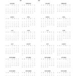 2025-2026 Two Year Calendars – 10 Free Cals | Printabulls in Printable 2025-2026 Calendar