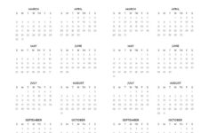 2025-2026 Two Year Calendars – 10 Free Cals | Printabulls in Printable 2025-2026 Calendar