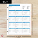 2025 Attendance Calendar Card Stock Paper, Employee Work Tracker Intended For 2025 Employee Attendance Calendar Free