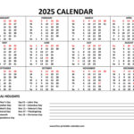 2025 Calendar   Free Printable Calendar Within Free Printable Calendar.com 2025