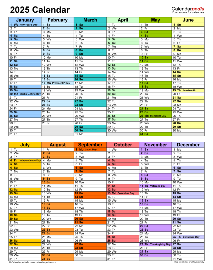 Attendance Calendar 2025 Printable Free