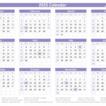 2025 Calendar With Holidays (Us Federal Holidays) For 2025 Calendar With Holidays Printable