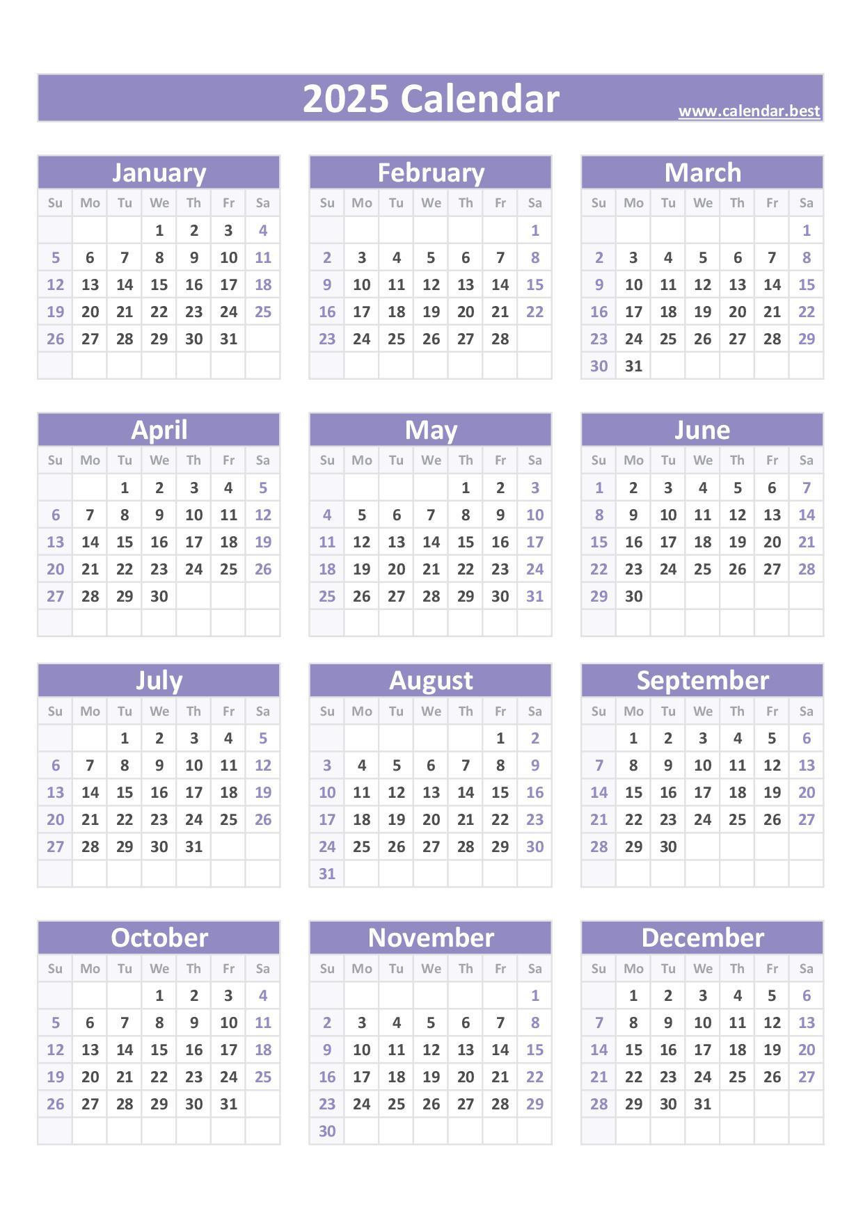 2025 Calendar With Week Numbers intended for 2025 Calendar Printable Portrait