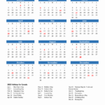 2025 Canada Calendar With Holidays Throughout Free Printable 2025 Calendar With Canadian Holidays