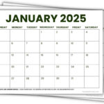 2025 Printable Calendars (56 Free Pdf Printables) For Free 2025 Printable Calendar