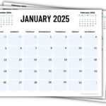 2025 Printable Calendars (56 Free Pdf Printables) For Printable Monthly Calendar 2025