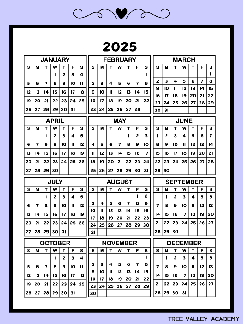 2025 Printable One Page Calendar &amp;amp; Kids Calendar Worksheets intended for Printable One Page 2025 Calendar