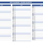 2025 Quarterly Calendar To Print For 2025 Quarterly Calendar Printable