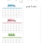 2025 Three Month/Quarterly Calendars   36 Free Cals | Printabulls In 2025 3 Month Calendar Printable