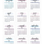 2025 Year Calendars   70 Best Printables   World Of Printables Inside 2025 Mini Calendar Printable