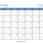 40+ Printable January 2025 Calendars | Free Pdf   Calendarkart Pertaining To January 2025 Calendar Printable Monday Start