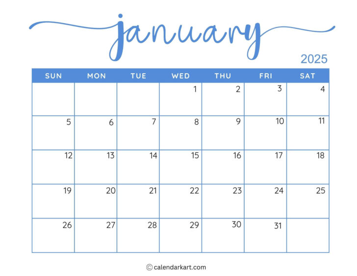 January 2025 Hourly Calendar Printable