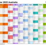 Australia Calendar 2025   Free Printable Pdf Templates For Calendar 2025 Australia Printable