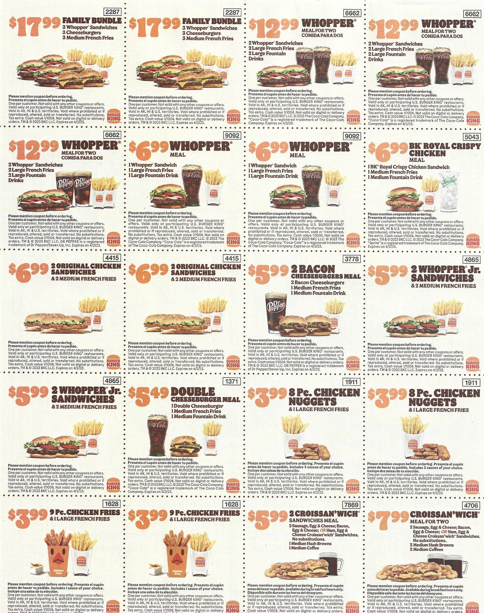 Burger King Chicago Deal Coupons $6 Your Way Meals - Expires 04/02 with Printable Subway Coupons January 2025