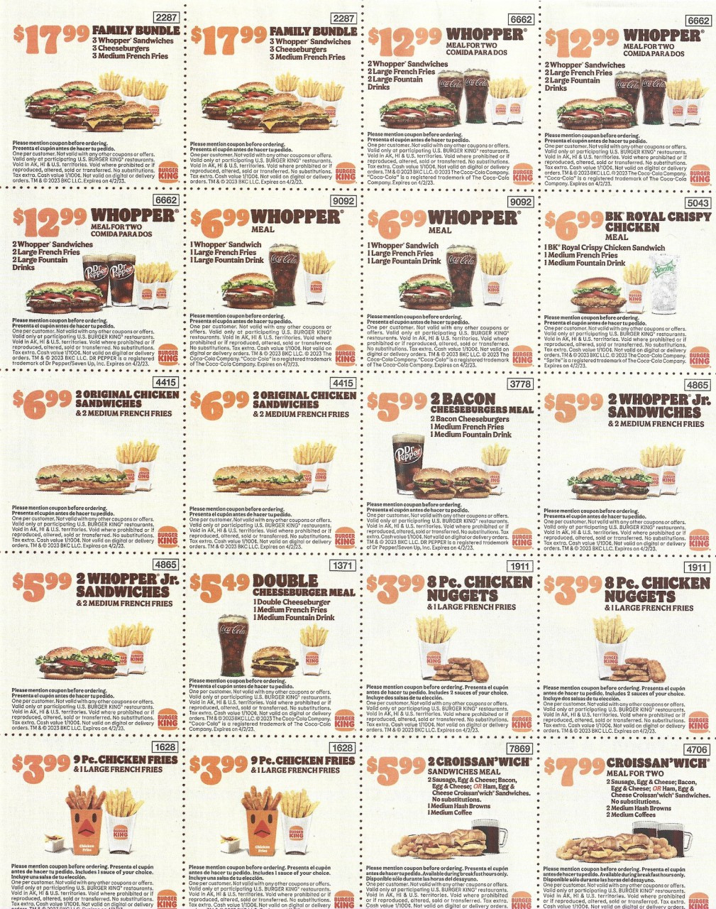 Burger King Chicago Deal Coupons $6 Your Way Meals - Expires 04/02 with regard to January 2025 Subway Coupons Printable