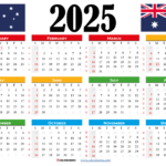 Calendar 2025 Australia With Holidays And Festivals Intended For Calendar 2025 Australia Printable