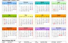 Calendar 2025 (Uk) – Free Printable Pdf Templates pertaining to Printable Calender 2025