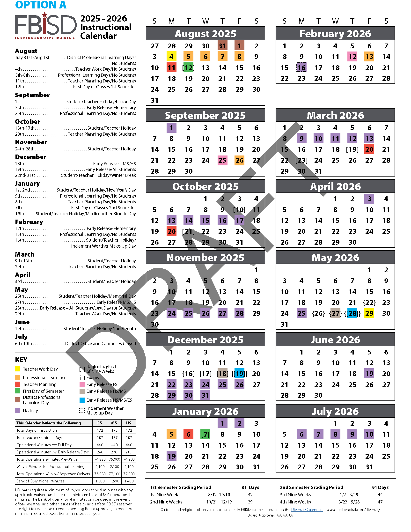 Calendar Options / 2025-2026 School Calendar Options inside Mizzou Spring 2025 Calendar Printable