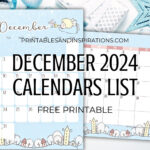 Cute December 2024 Calendar Free Printable   Printables And Regarding Cute Printable November And December 2024 Calendar