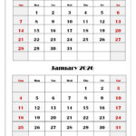 December And January 2026 Calendar Printable Pdf | Two Months Calendar Inside December 2025 And January 2025 Calendar Printable