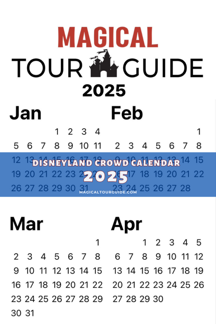 Disney World Attendance Calendar 2025