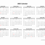 Download Blank Calendar 2025 (12 Months On One Page, Horizontal) Pertaining To Printable Calendar 2025 All Months On One Page