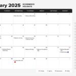 Ecommerce Holiday Calendar 2025: Sales Events And Key Dates | Printful Throughout Great Clips Coupon January 2025 Printable