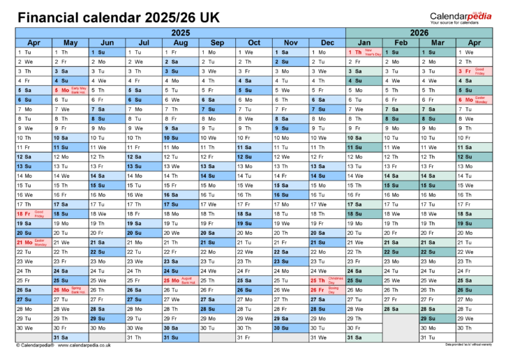 Printable 2025 Fiscal Calendar