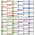 Fiscal Calendars 2025   Free Printable Word Templates In Fiscal Calendar 2025 Printable