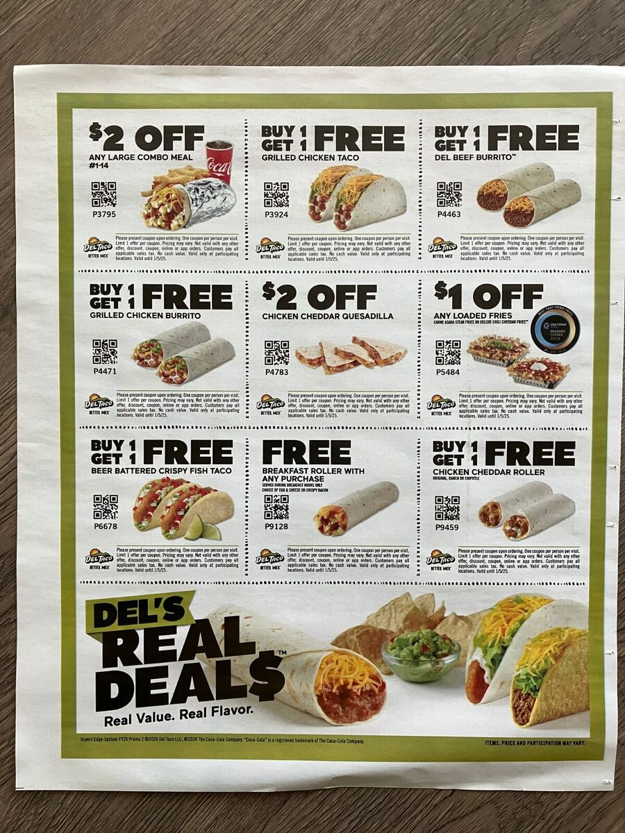 Food &amp;amp; Beverage Coupons For Sale | Ebay intended for January 2025 Subway Coupons Printable