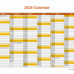 Free Download Printable Calendar 2025, Month In A Column, Half A For Printable Calendar 2025 All Months On One Page