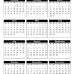 Free Printable 2025 Yearly Calendar – Diy Projects, Patterns In Free Printable 12 Month Calendar 2025