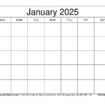 January 2025 Calendar   Printable Templates & More In January 2025 Printable Calendar Wiki