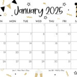 January 2025 Calendars   107 Free Printables | Printabulls Inside January 2025 Blank Calendar Printable Free