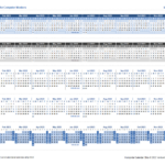 Monitor Calendar Strip Template Within Strip Calendar 2025 Printable