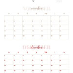 November December 2024 Calendars – 28 Printables | Printabulls inside Printable November December 2024 Calendar