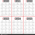 Perky Calendar 2020 To 2025 – Printable Blank Calendar Template Within Free Printable 5 Year Calendar 2020 To 2025