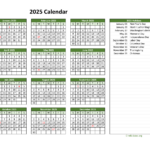 Printable 2025 Calendar With Federal Holidays | Wikidates In 2025 Calendar With Federal Holidays Printable