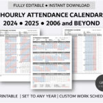 Printable Hourly Employee Attendance Calendar Custom Attendance Inside 2025 2026 Attendance Calendar