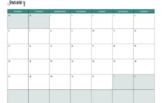 Printable January 2025 Calendars | Free Pdf Downloads regarding Blank Calendar Printable January 2025