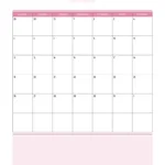 Printable January 2025 Calendars | Free Pdf Downloads Within January 2025 Calendar Printable Pink