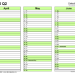 Quarterly Calendars 2025   Free Printable Pdf Templates For Printable Quarterly Calendar 2025