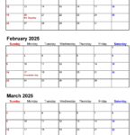 Quarterly Calendars 2025   Free Printable Pdf Templates For Printable Quarterly Calendar 2025