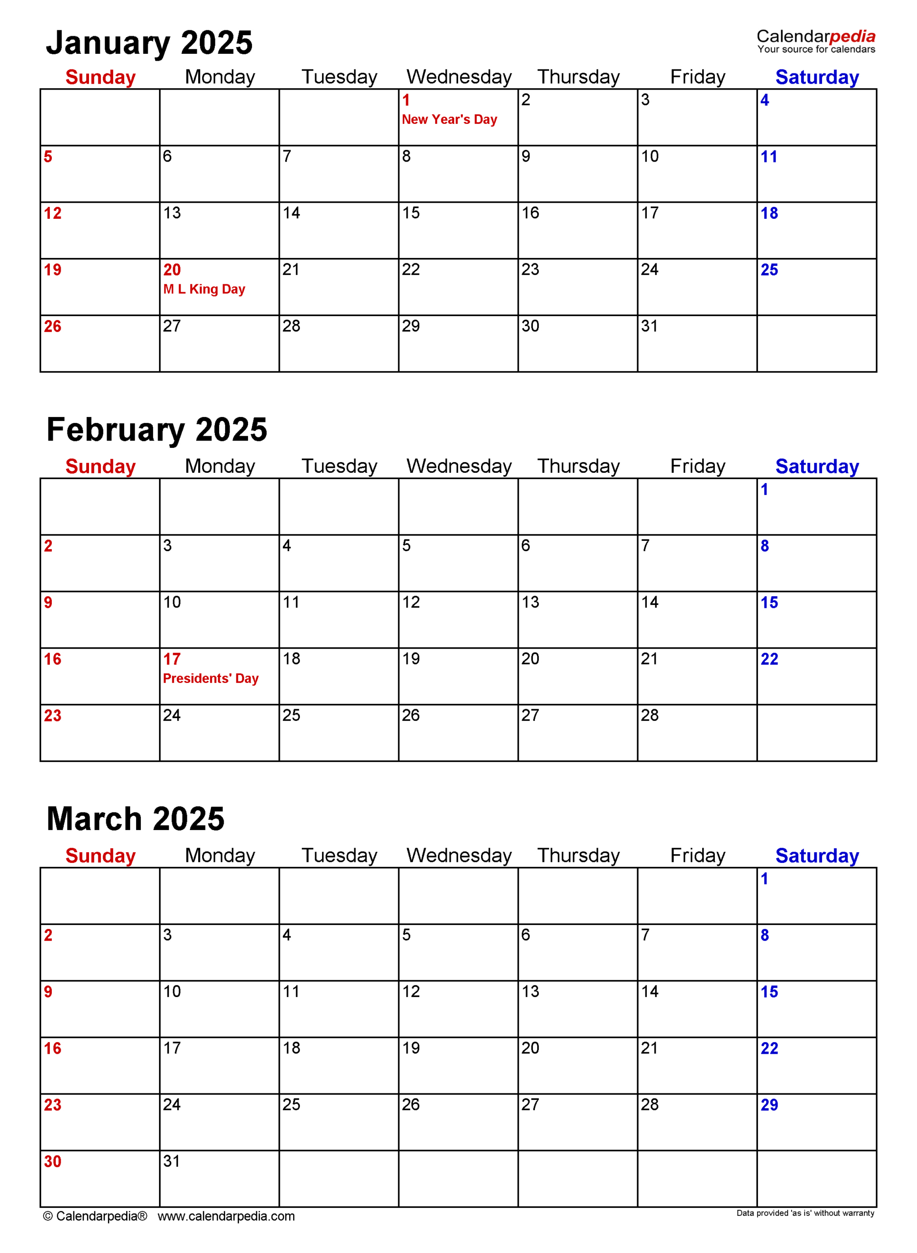 Quarterly Calendars 2025 - Free Printable Pdf Templates for Printable Quarterly Calendar 2025